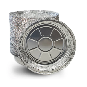 Round Aluminium Container